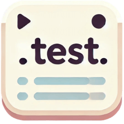 Create .test. files